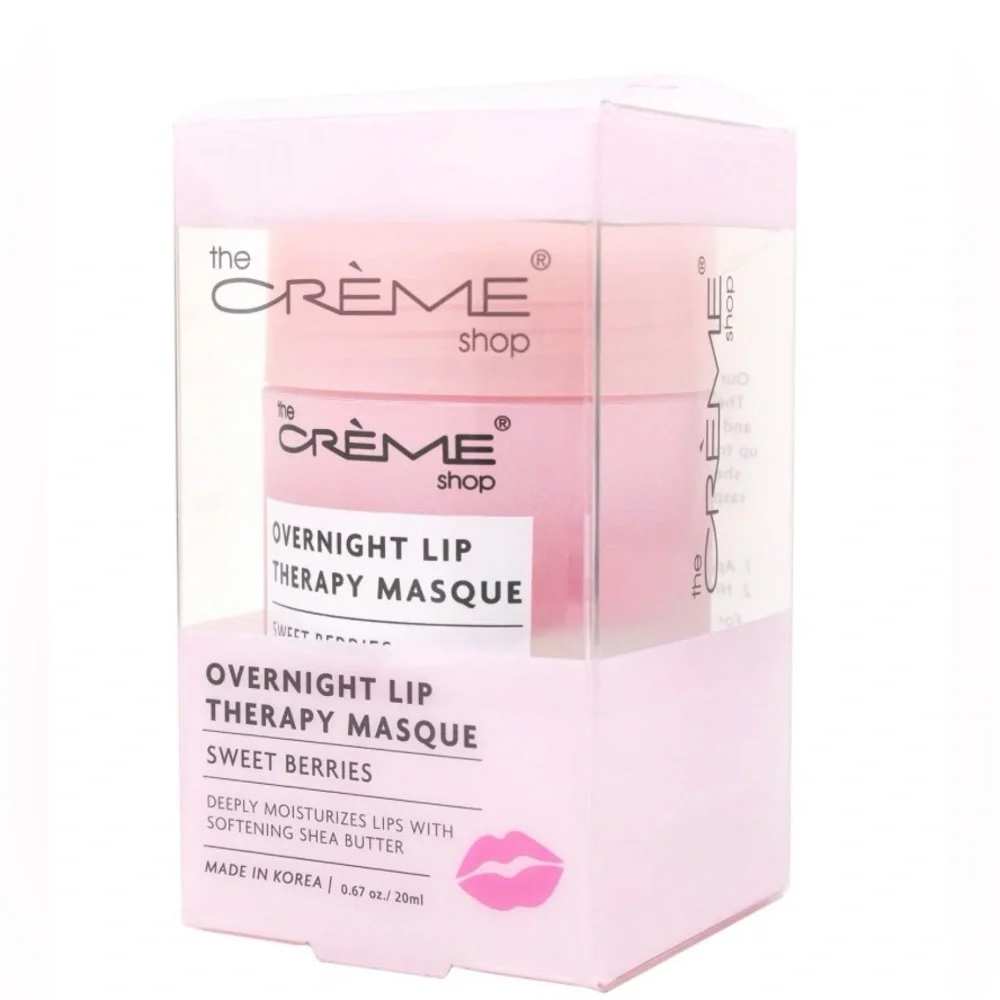 The Creme Shop Overnight Lip Therapy Masque Sweet Berries Hydrating Lip Mask